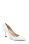 Badgley Mischka Collection Veronika Pointed Toe Pump In White