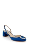 Badgley Mischka Collection Vivia Slingback Pump In Blue