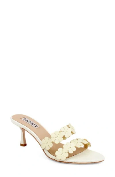 Badgley Mischka Collection Watertown Pointed Toe Slide Sandal In Yellow