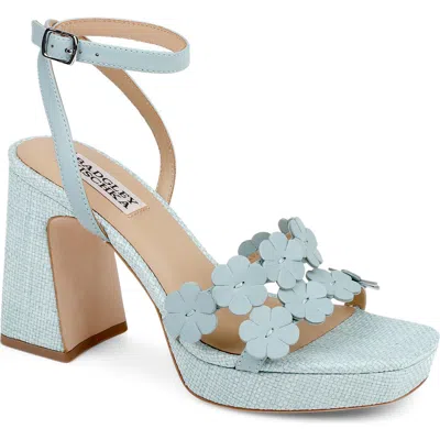 Badgley Mischka Collection Waverly Ankle Strap Platform Sandal In Blue
