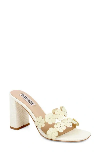 Badgley Mischka Collection Webster Slide Sandal In White