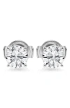 Badgley Mischka Collection Solitaire Diamond Stud Earrings In White Gold