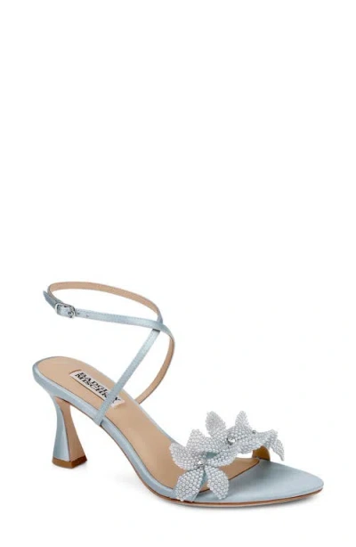 Badgley Mischka Collection Whitney Ankle Strap Pointed Toe Sandal In Blue