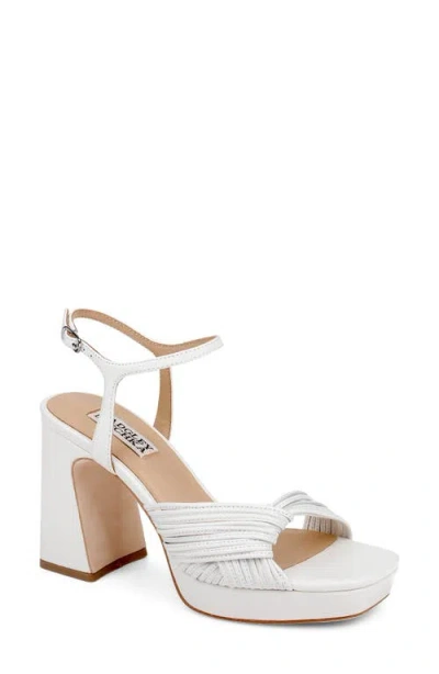 Badgley Mischka Collection Winslet Ankle Strap Platform Sandal In Multi