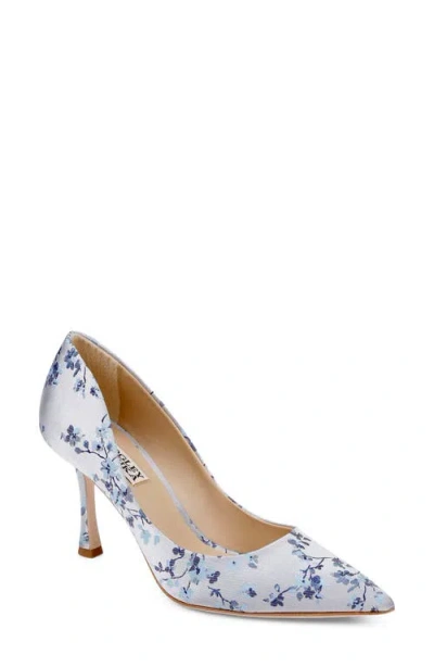 Badgley Mischka Collection Wonder Pointed Toe Pump In Blue