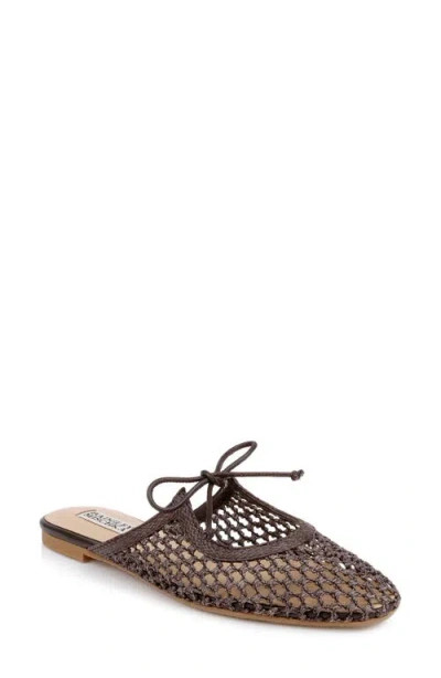 Badgley Mischka Collection Xailee Woven Mule In Brown