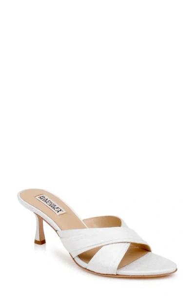 Badgley Mischka Collection Xania Sandal In White