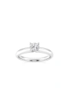 Badgley Mischka Cushion Cut Lab Created Diamond Engagement Ring In White