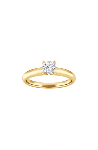 Badgley Mischka Cushion Cut Lab Created Diamond Engagement Ring In Yellow