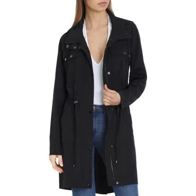 Badgley Mischka Dakota Womens Lightweight Parka Anorak Jacket