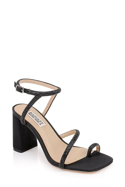 BADGLEY MISCHKA DALILAH STRAPPY BLOCK HEELS