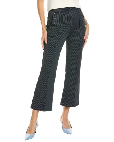 Badgley Mischka Denim Nautical Pant In Blue