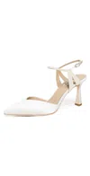 Badgley Mischka Destinee Heels White In White