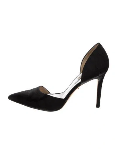 Pre-owned Badgley Mischka D'orsay Pumps In Black