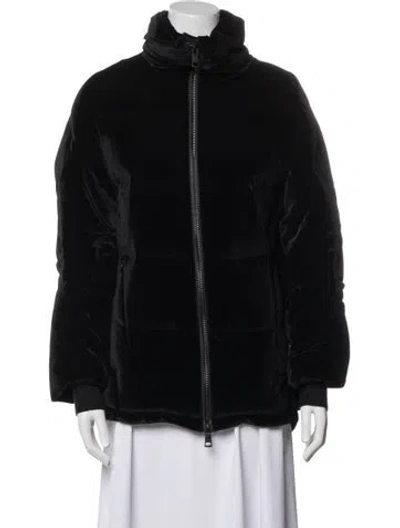 Pre-owned Badgley Mischka Down Jacket In Black
