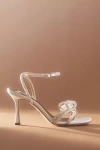 Badgley Mischka Effie Ankle Strap Sandal In White