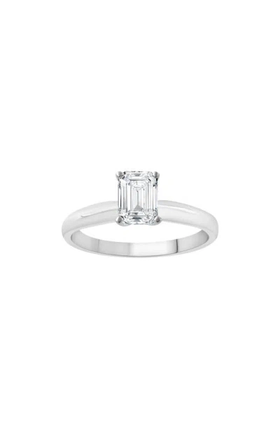 BADGLEY MISCHKA BADGLEY MISCHKA COLLECTION EMERALD CUT LAB CREATED DIAMOND ENGAGEMENT RING