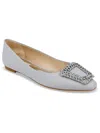 Badgley Mischka Emerie Flat In Silver