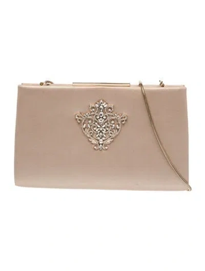 Pre-owned Badgley Mischka Evening Bag In Neutrals