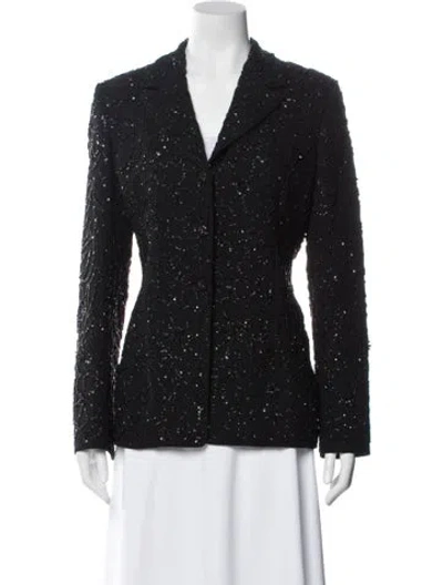 Pre-owned Badgley Mischka Evening Jacket In Black
