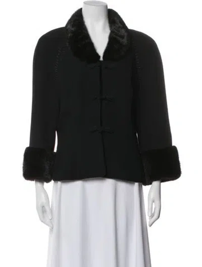 Pre-owned Badgley Mischka Evening Jacket In Black