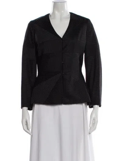 Pre-owned Badgley Mischka Evening Jacket In Gray