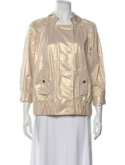 Pre-owned Badgley Mischka Evening Jacket In Metallic/neutrals