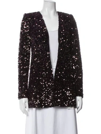 Pre-owned Badgley Mischka Evening Jacket In Purple