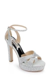 BADGLEY MISCHKA BADGLEY MISCHKA COLLECTION FIZZY ANKLE STRAP PLATFORM SANDAL