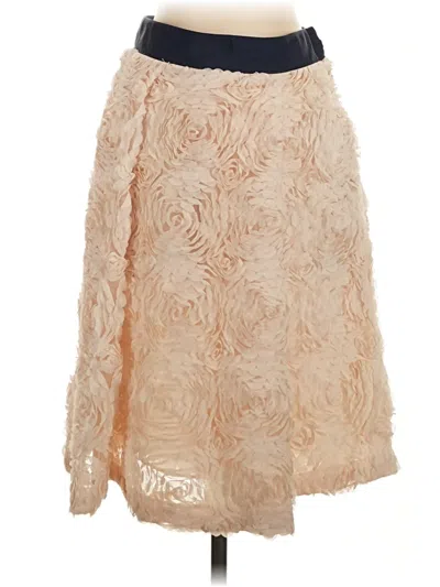 Pre-owned Badgley Mischka Formal Skirt In Tan
