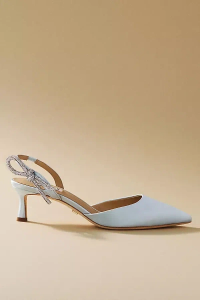 Badgley Mischka Gentry Bow Pumps In Blue
