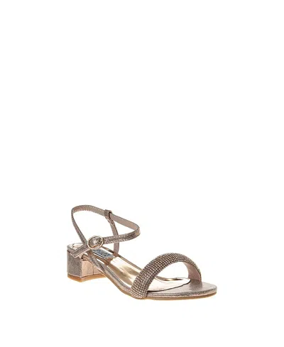 Badgley Mischka Girls' Glamorous Rhinestones Dress Sandals - Little Kid, Big Kid In Multi
