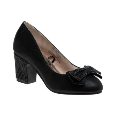 Badgley Mischka Kids'  Girls' Heeled Dress Pumps. In Black