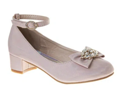 Badgley Mischka Kids'  Girls' Low Heeled Dress Sandals. In Pink