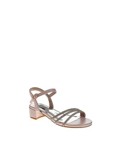 Badgley Mischka Girls' Sparkly Rhinestones Dress Sandals - Little Kid, Big Kid In Multi