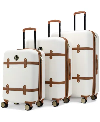 BADGLEY MISCHKA GRACE EXPANDABLE RETRO LUGGAGE, SET OF 3
