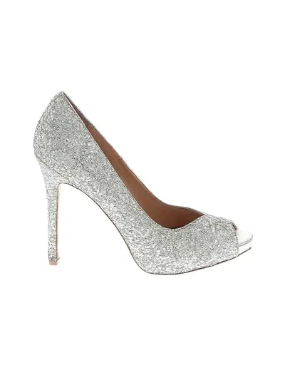Pre-owned Badgley Mischka Heels In White