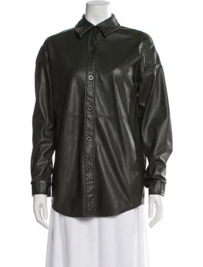 Pre-owned Badgley Mischka Jacket In Green