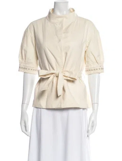Pre-owned Badgley Mischka Jacket In Neutral