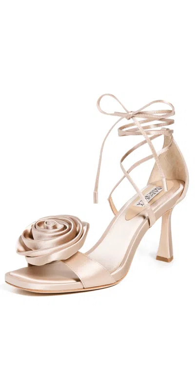 Badgley Mischka Janelle Wrap Pumps Nude