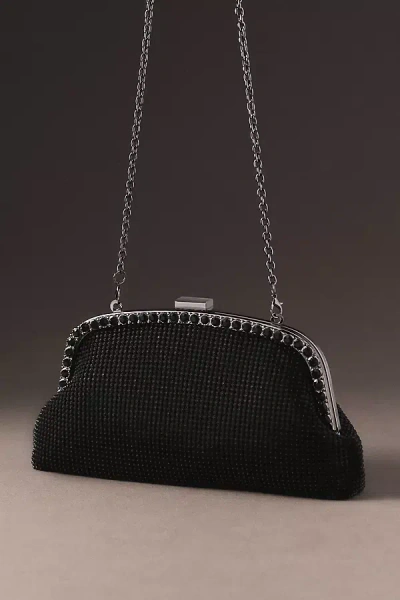 Badgley Mischka Jewel  Brielle Crystal Clutch Bag In Black