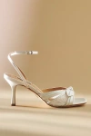 Badgley Mischka Collection Joselyn Ankle Strap Sandal In White