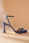 Badgley Mischka Collection Judith Ankle Strap Sandal In Blue
