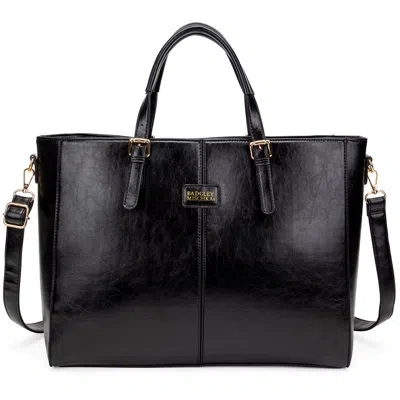 Badgley Mischka Julia 24l Vegan Leather Weekender Duffel Bag In Black