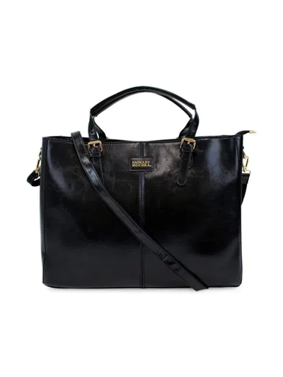 Badgley Mischka Kids' Julia Faux Leather Tote In Black