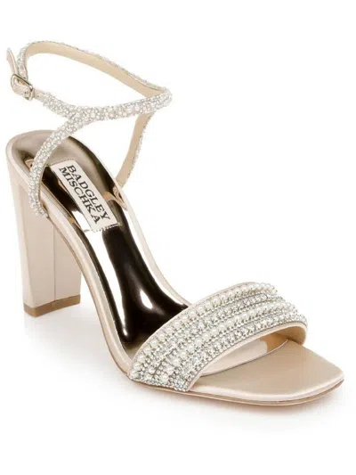 Badgley Mischka Kari Womens Slip On Dressy Heels In Multi