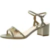 Badgley Mischka Karissa Womens Rhinestone Slip On Heels