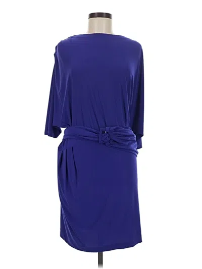 Pre-owned Badgley Mischka Kimono In Blue