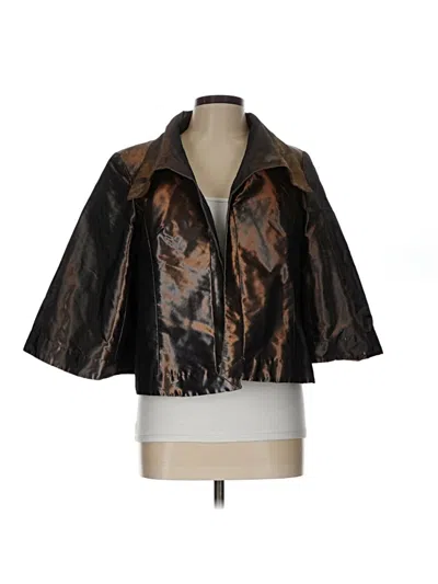 Pre-owned Badgley Mischka Kimono In Brown