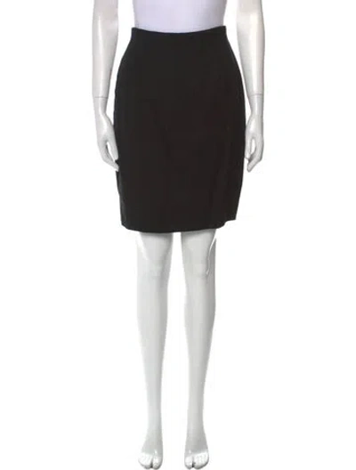 Pre-owned Badgley Mischka Knee-length Skirt In Black